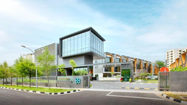 Belgravia Green entrance, the second completed phase of the Belgravia strata landed collection