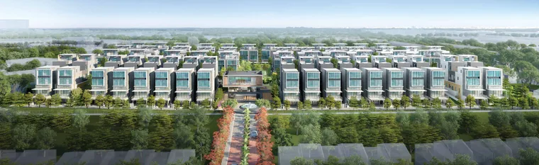 Panoramic view of the Belgravia Ace collection of freehold landed houses
